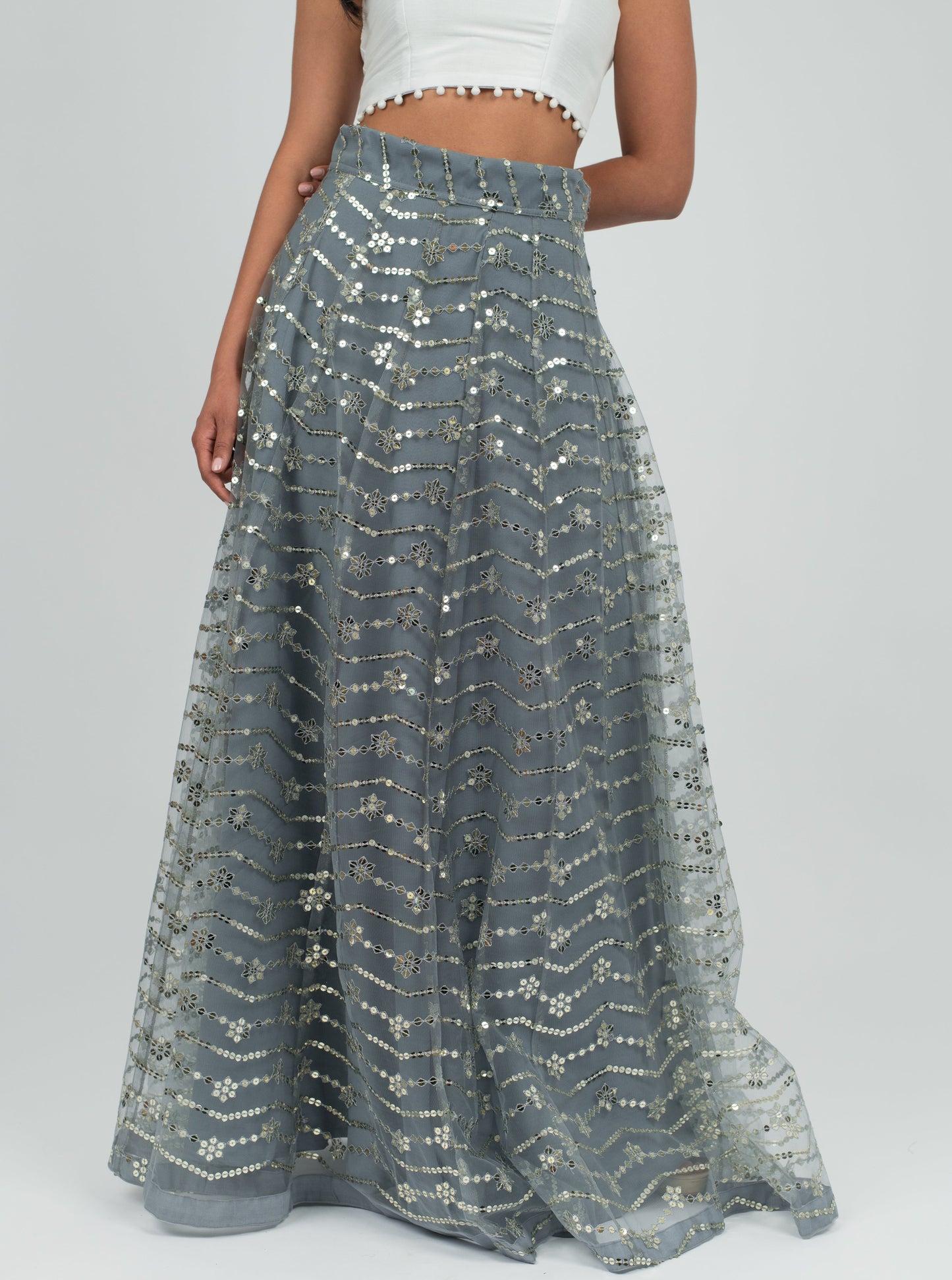 Grey Jazz Skirt