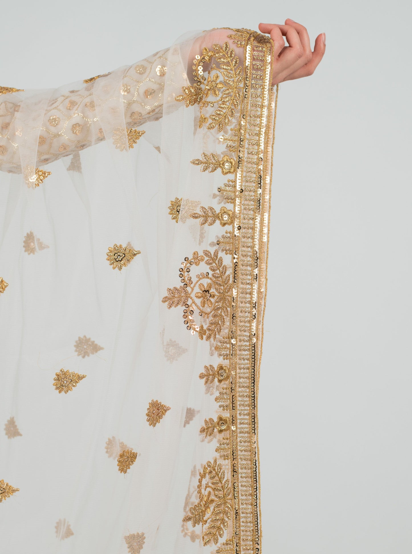 Cream Marina Dupatta