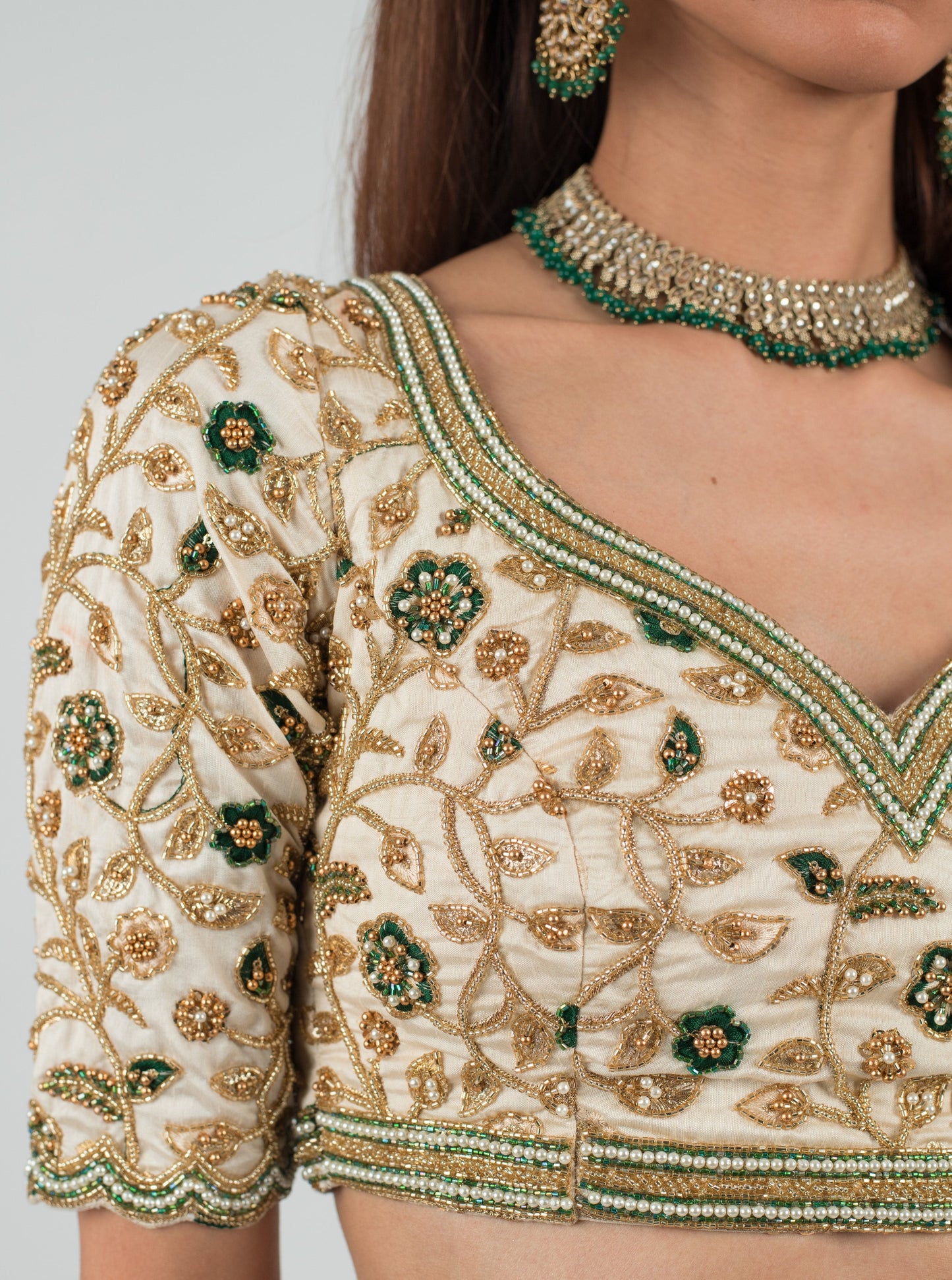 Cream Chandelier Blouse