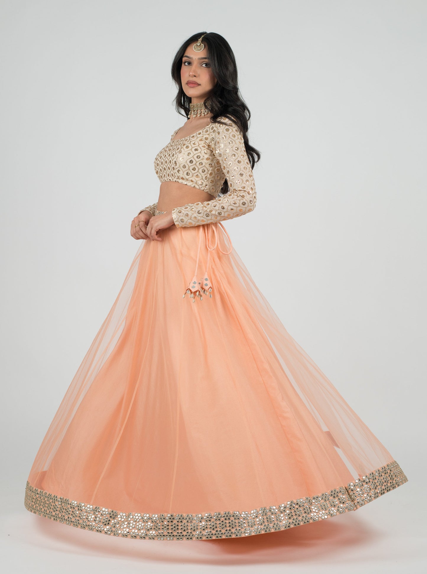 Peach Sea Skirt