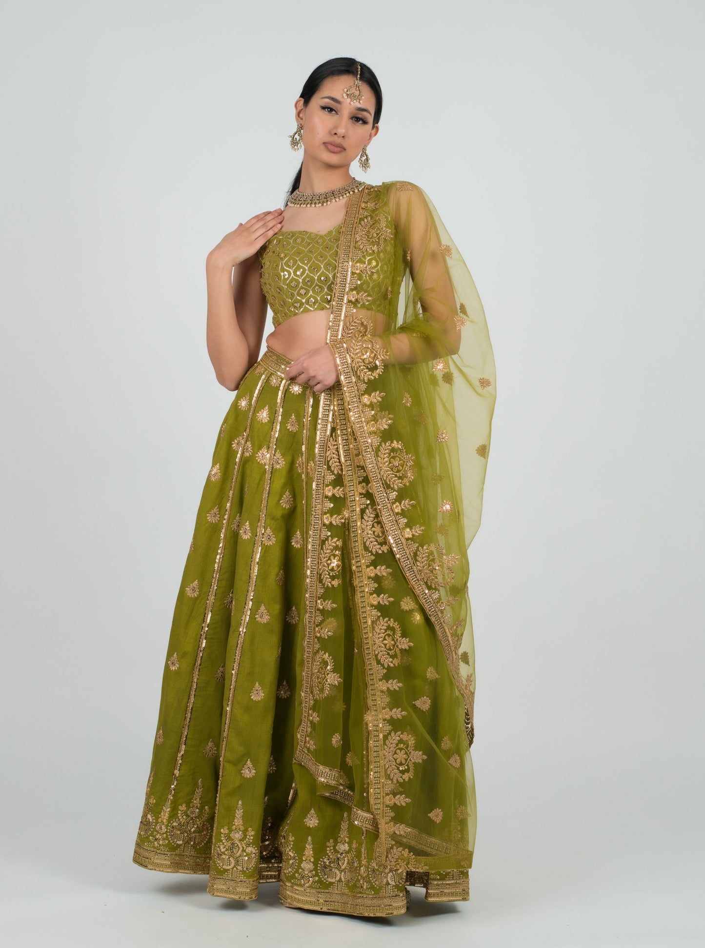 Mehendi Marina Dupatta