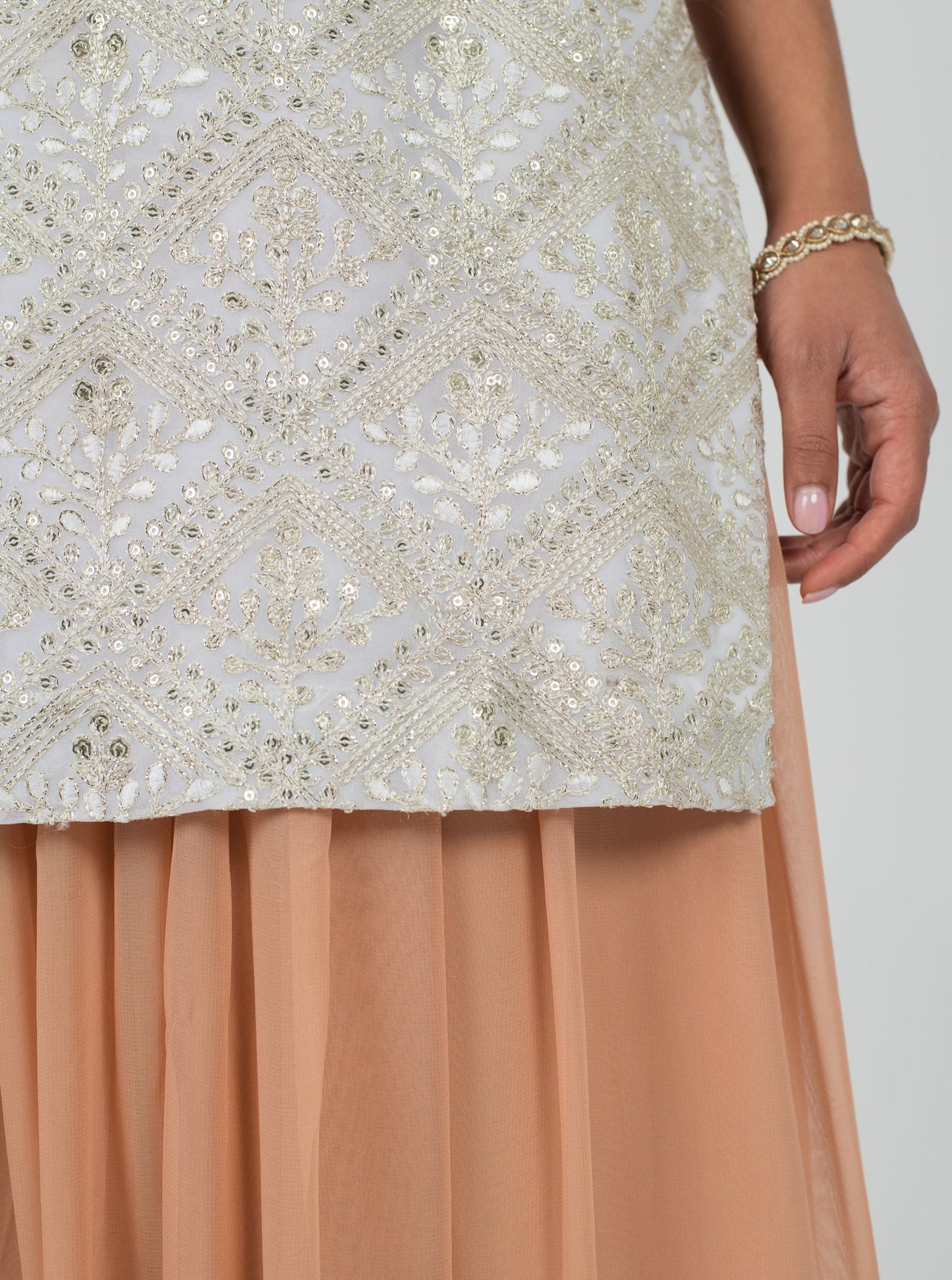 Peach Hira Suit