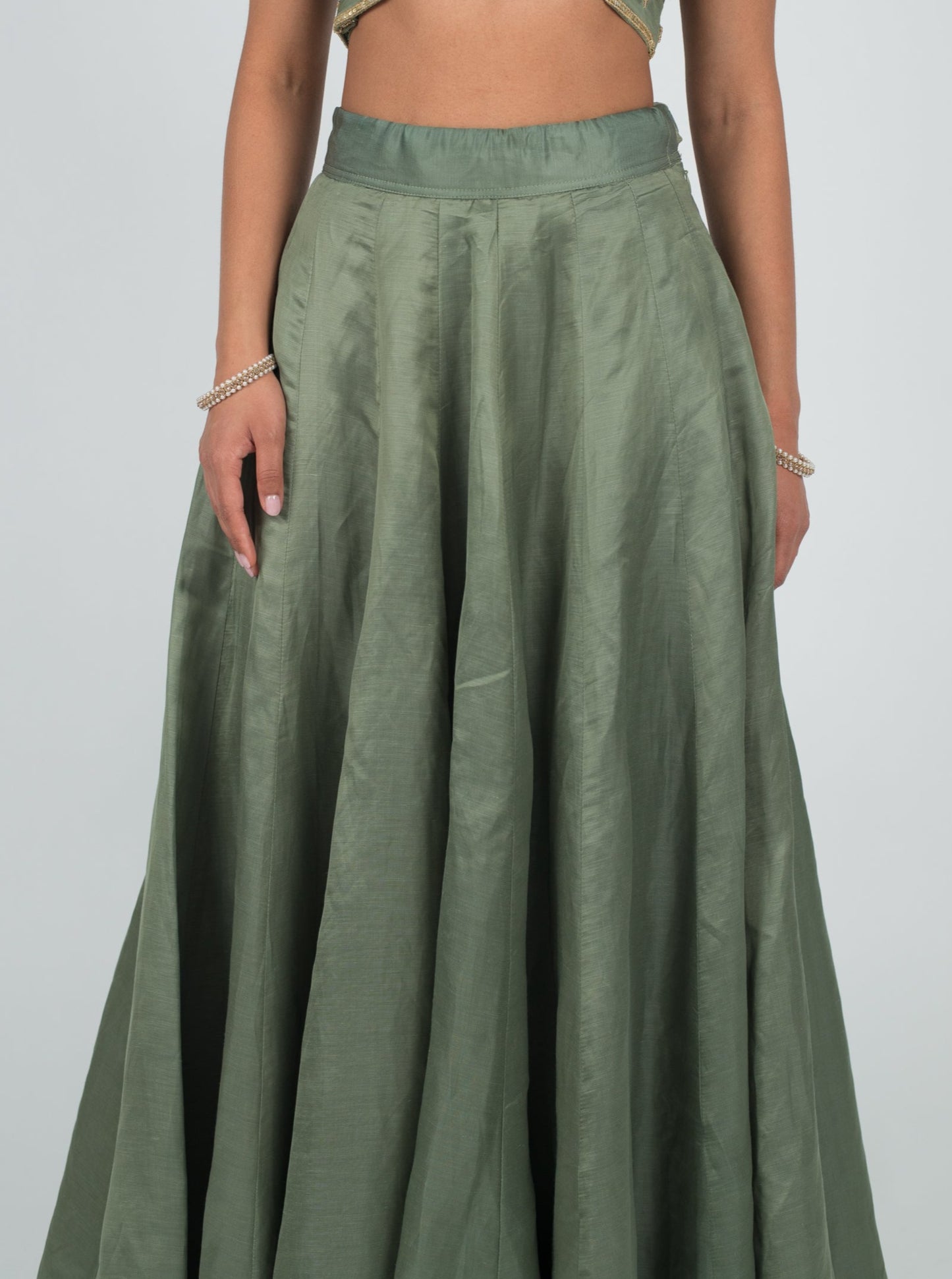 Sage Gleam Skirt