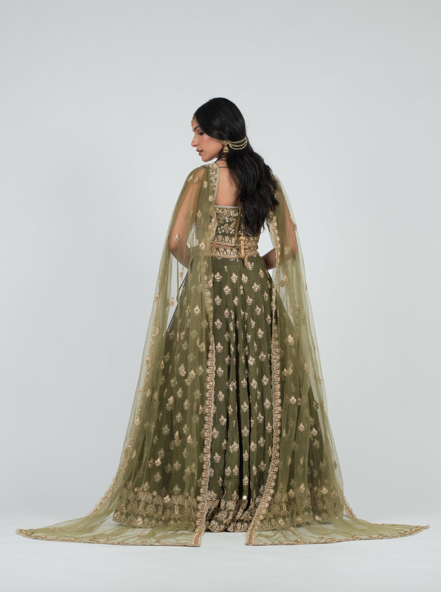 Olive Grandiose Skirt