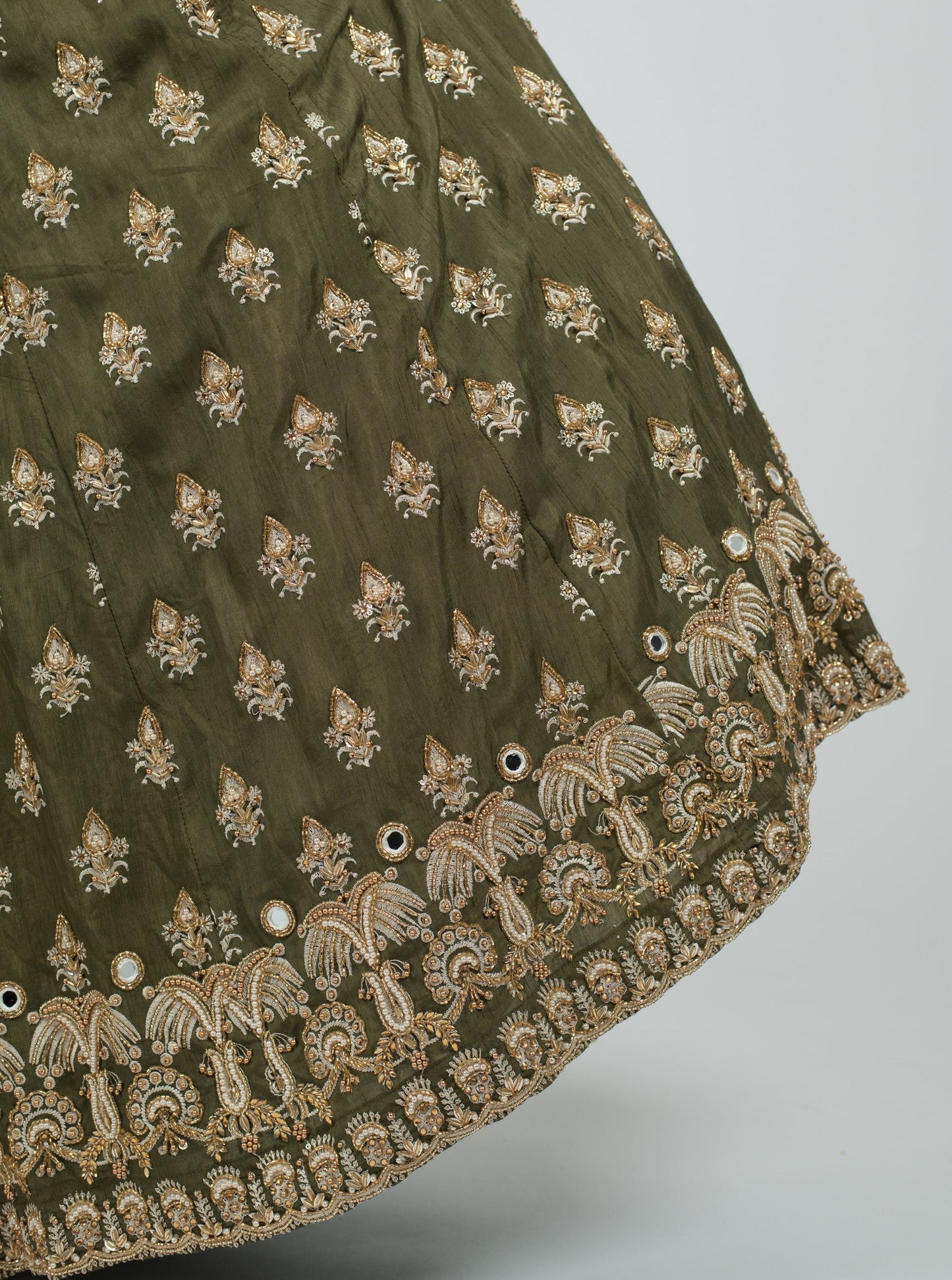 Olive Grandiose Skirt