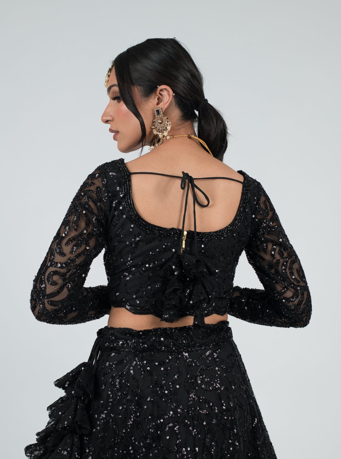Black Audrey Blouse