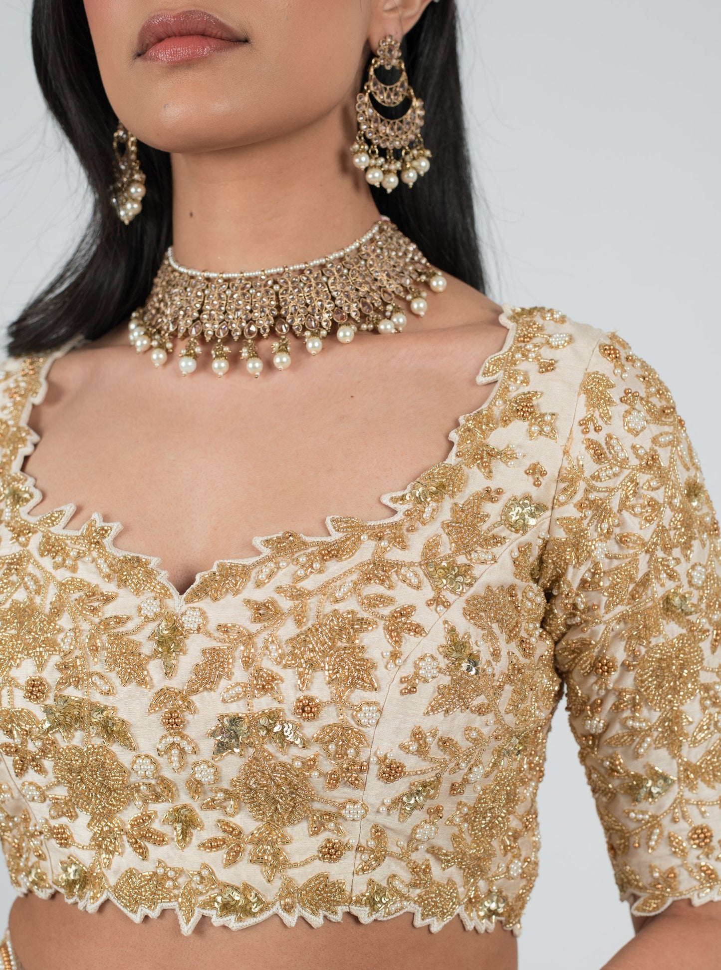 Champagne Renaissance Blouse