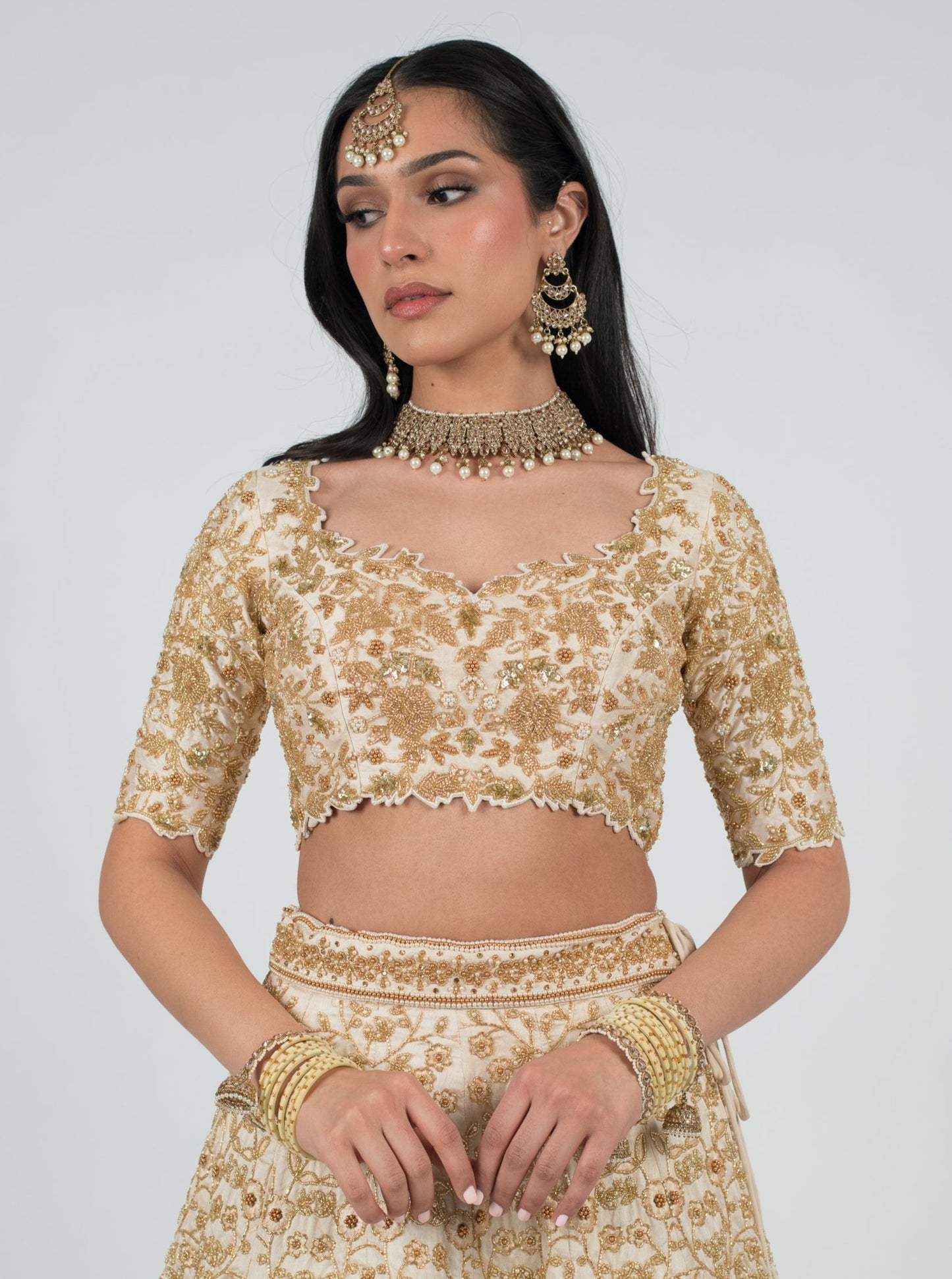 Champagne Renaissance Blouse