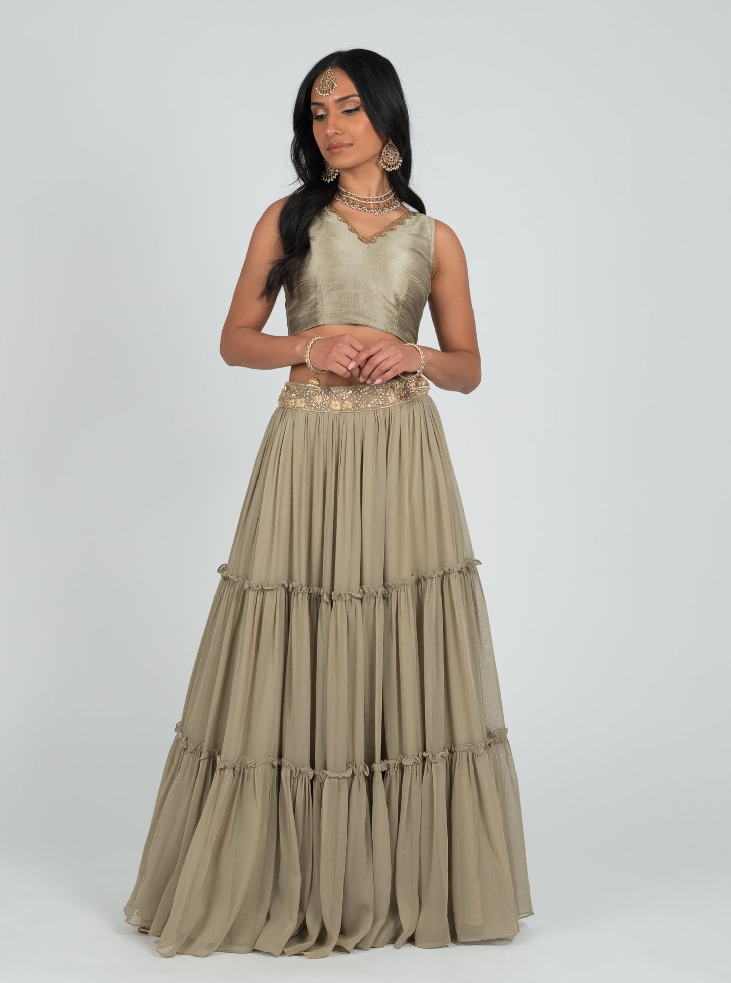 Taupe Tara Skirt