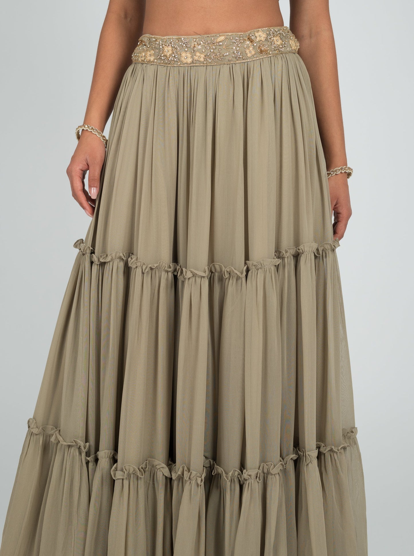 Taupe Tara Skirt