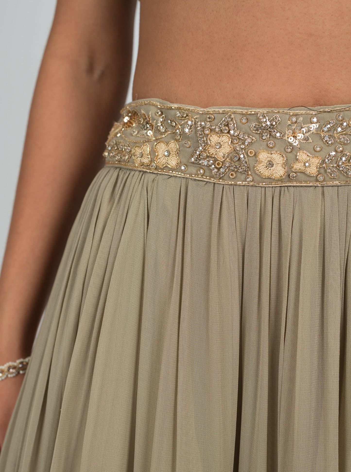 Taupe Tara Skirt