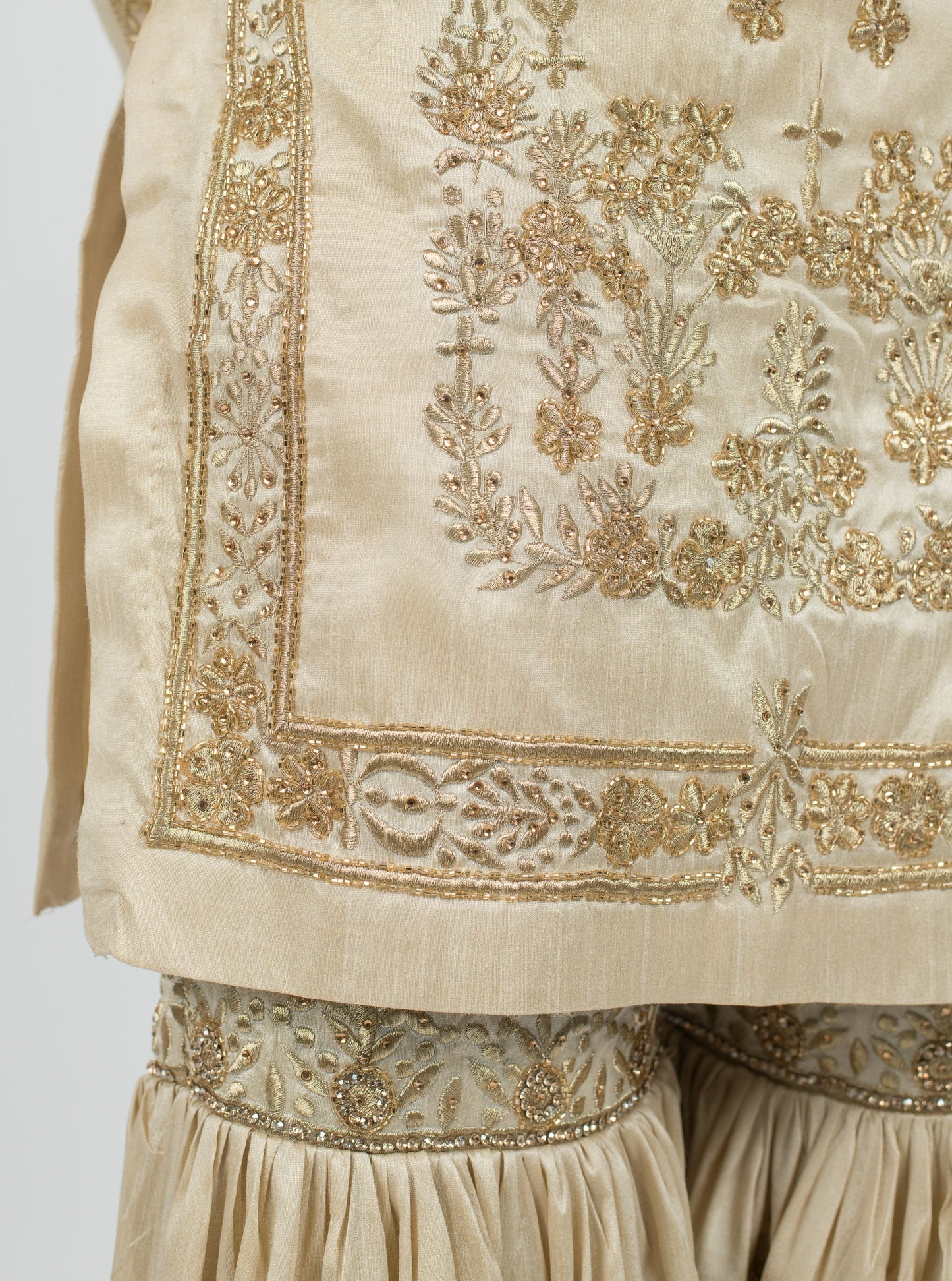 Cream Taj Suit