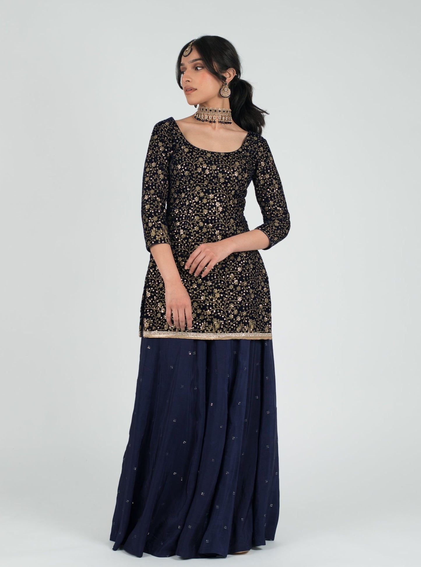 Navy Nanki Suit