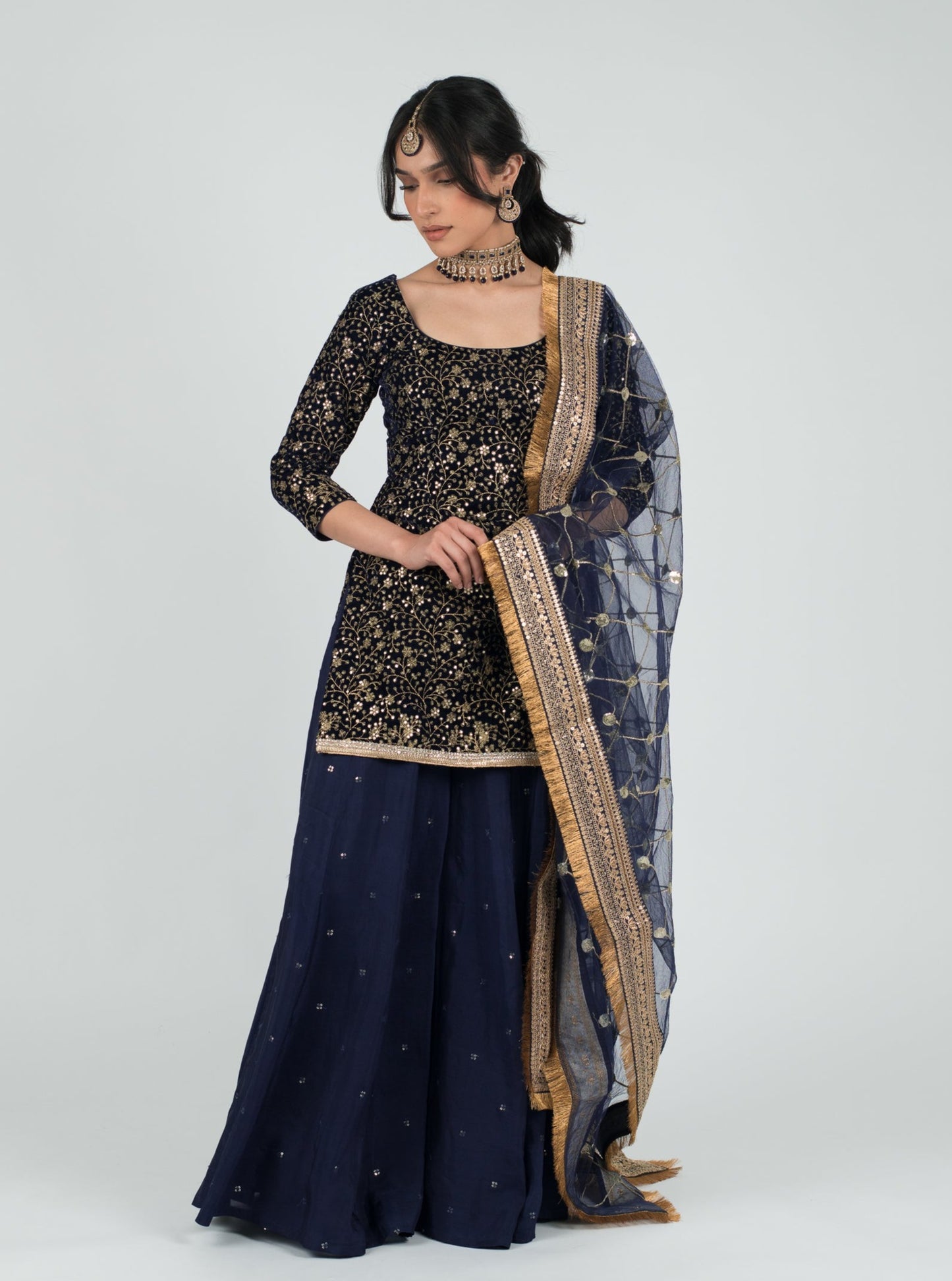 Navy Nanki Suit