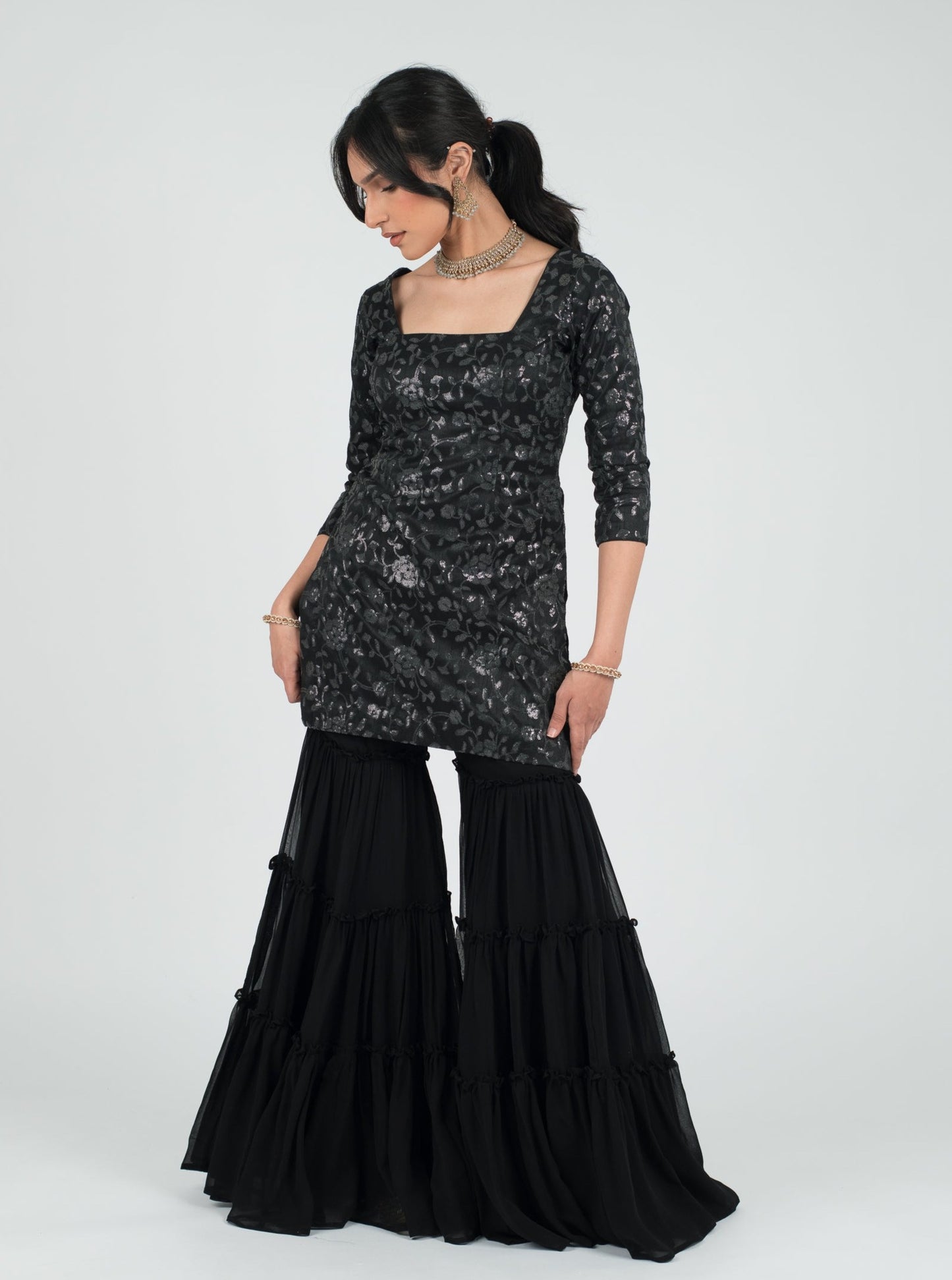Black Asha Suit