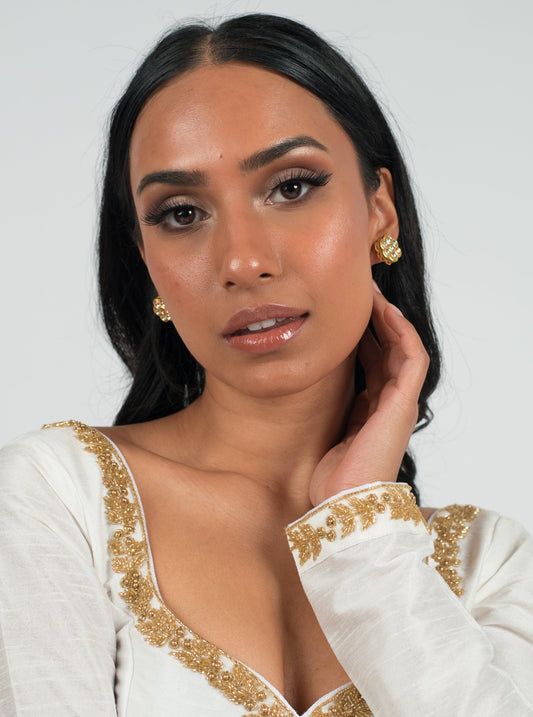 Kundan Floral Earrings