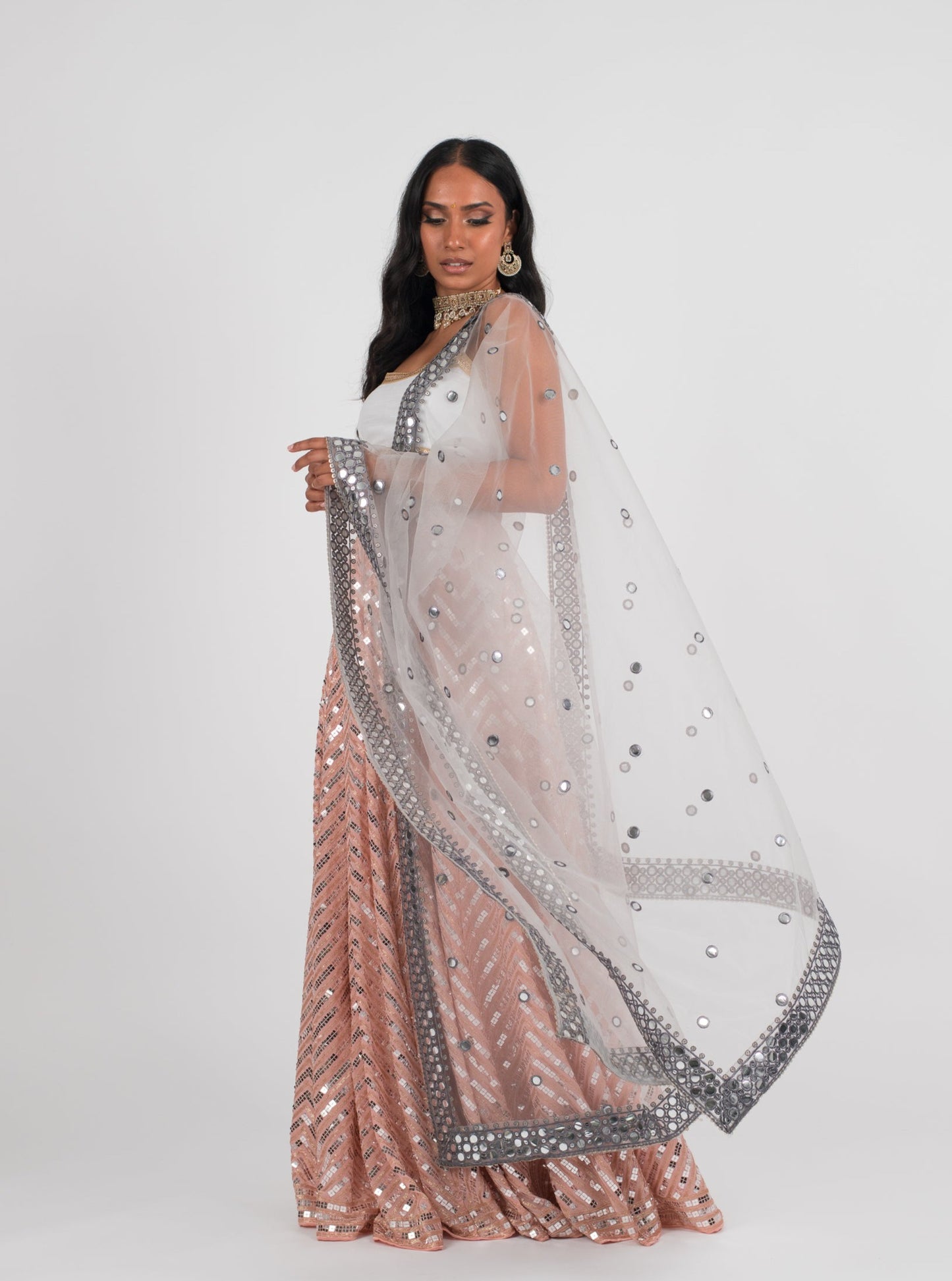 Grey City Dupatta