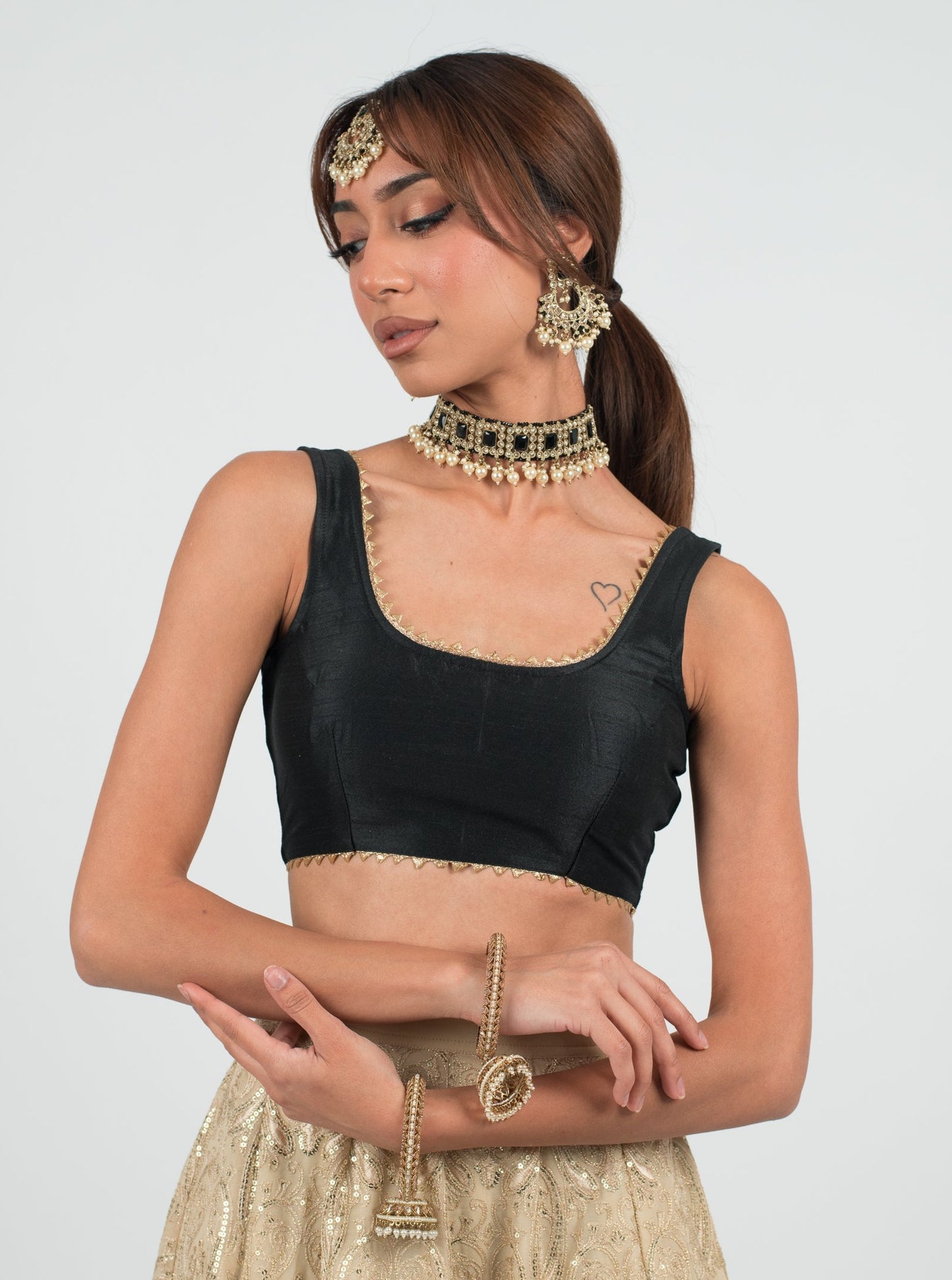 Black Mia Blouse