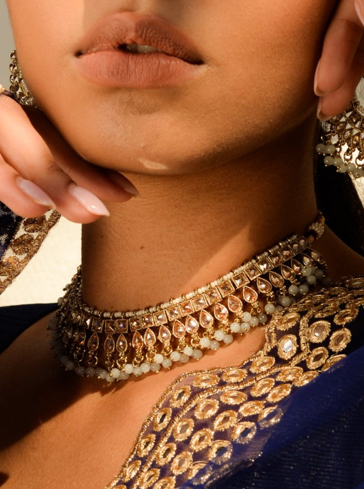 Grey Pari Choker