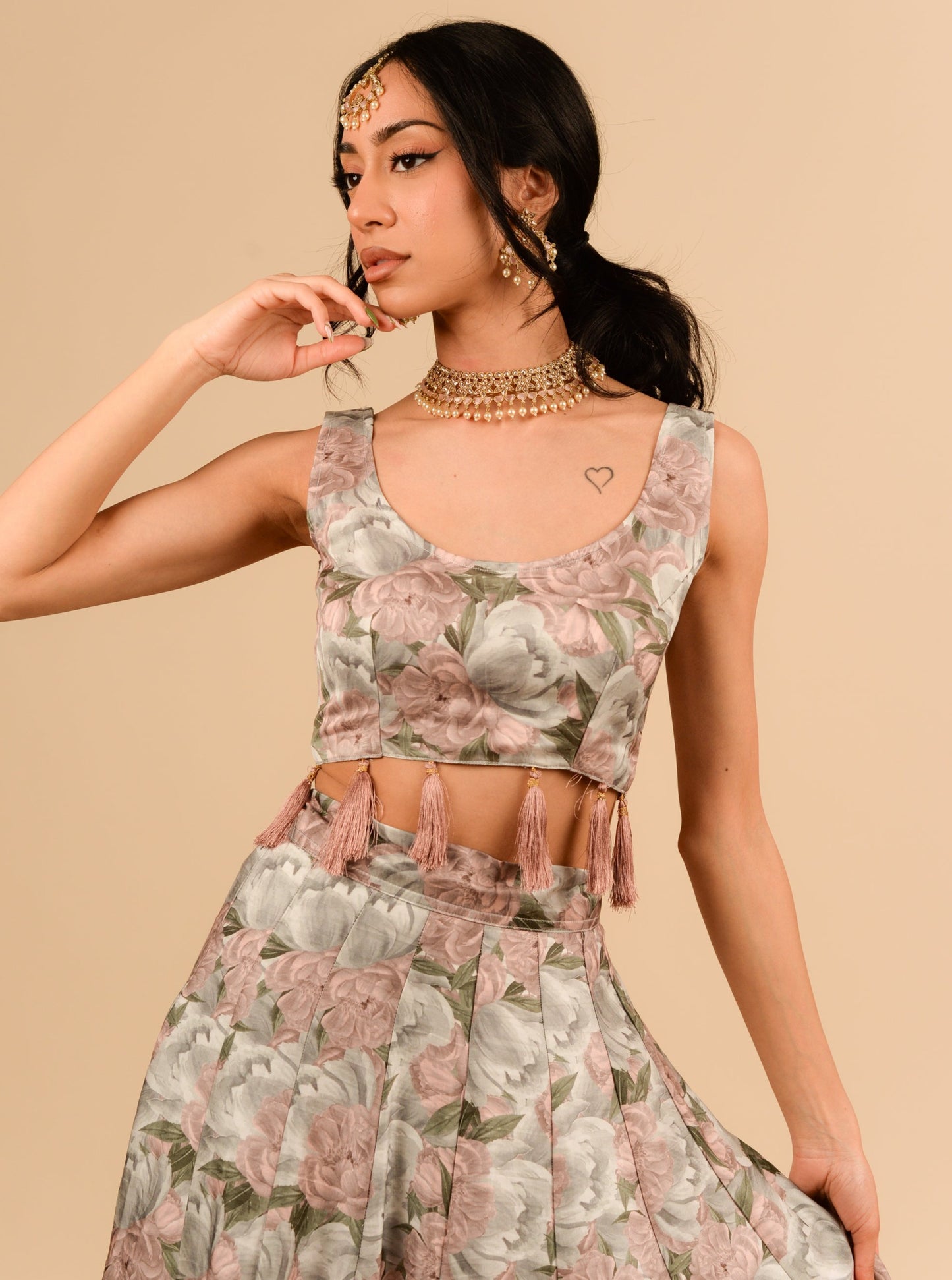 Mauve Gardenia Blouse