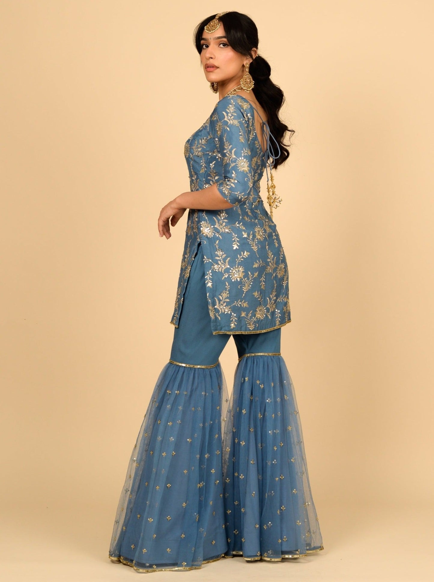 Blue Sitara Suit