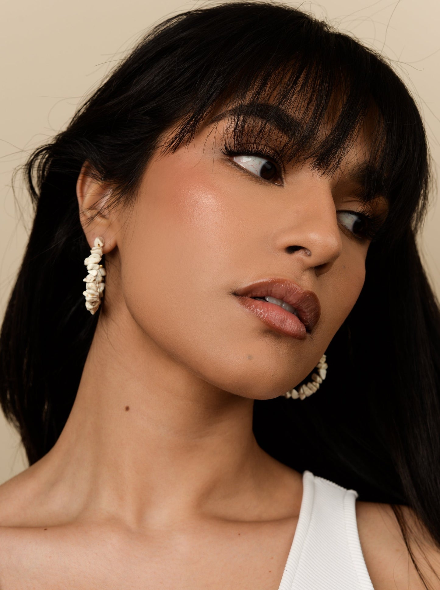 Summer Stone Hoops