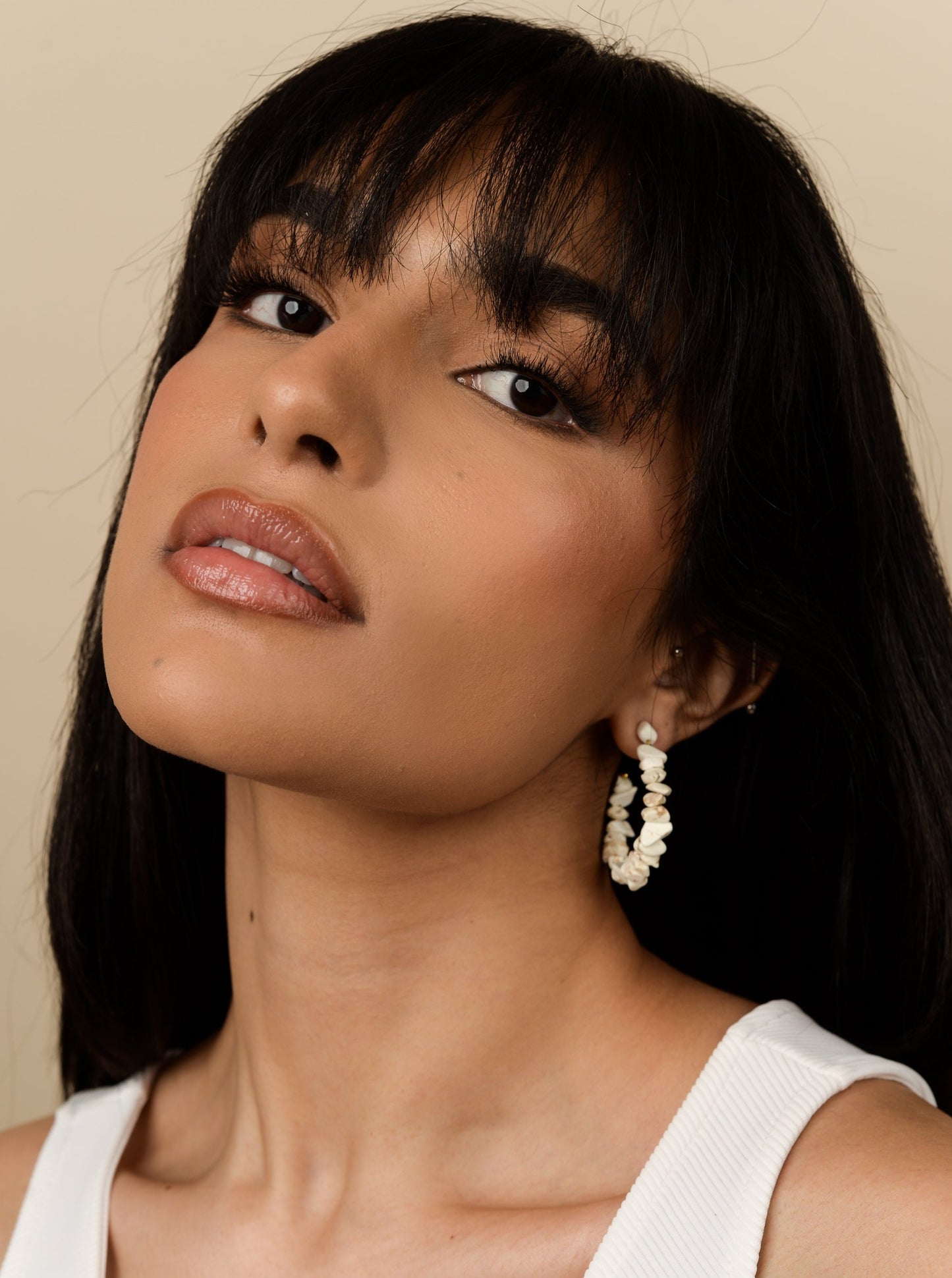 Summer Stone Hoops