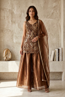 Cocoa Naqsh Suit and Dupatta