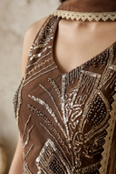 Cocoa Naqsh Suit and Dupatta