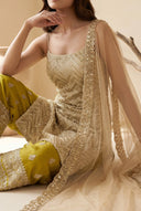 Citrine Sunehri Suit and Dupatta