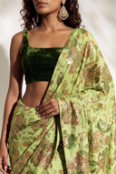 Heena Velour Blouse