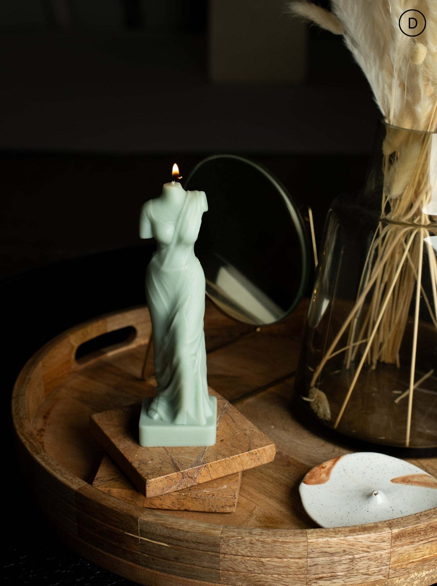 The Saree Candle™ | Sage