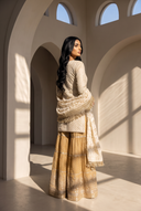 Beige Dastoor Suit and Dupatta