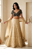 Black Amira Handwork Blouse