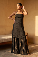 Noir Paisley Suit and Dupatta