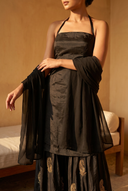 Noir Paisley Suit and Dupatta
