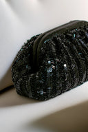Noir Puff Clutch