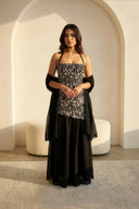 Noir Bijou Suit and Dupatta
