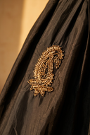 Noir Paisley Suit and Dupatta