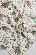 Blanche Lotus Dupatta