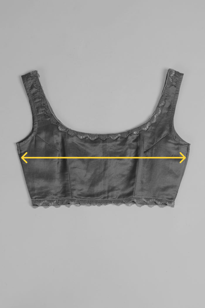 Measure blouse bust at the widest part under the armhole