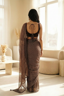 04/26 - Brown Saree - The Saree Room