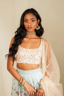 Rosé Sparkle Blouse