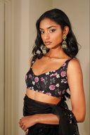 Noir Floral Adore Blouse