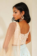 Rosé Sparkle Blouse - The Saree Room