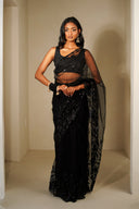 Onyx Opulence Easy-Drape Saree