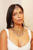 Champagne Marwa Choker - The Saree Room