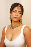 Green Dewdrop Choker