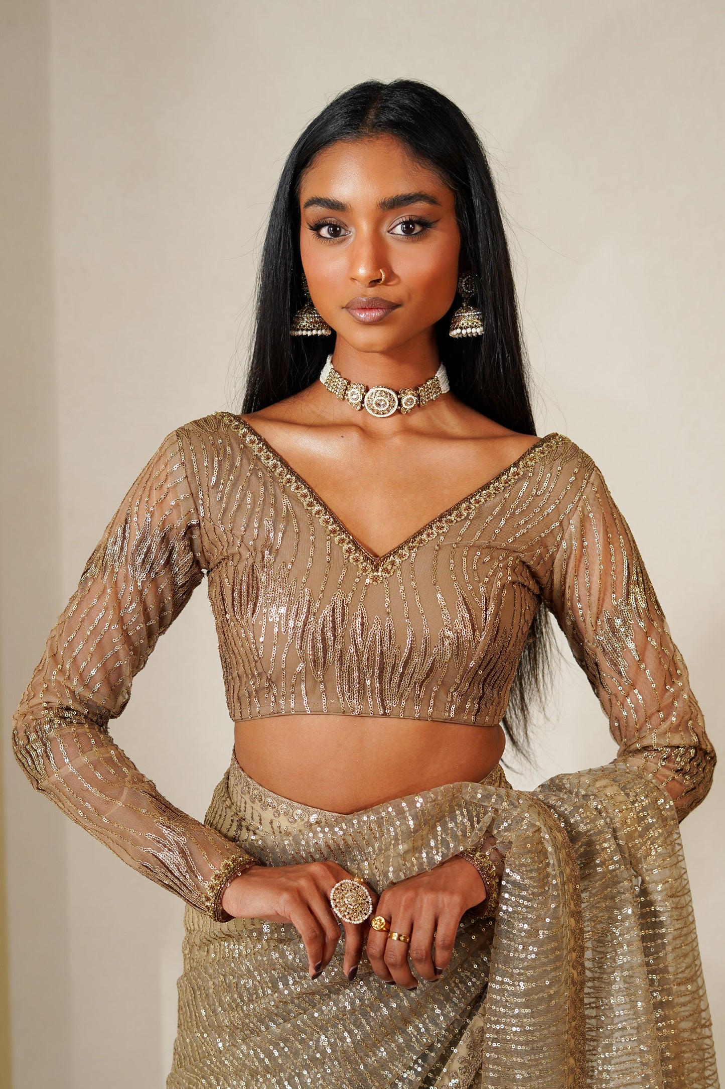 Mocha Mousse Blouse
