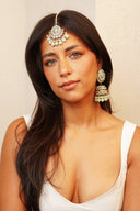 Mint Pearl Amulet Tikka Set